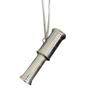 Telescope Necklace in Silver